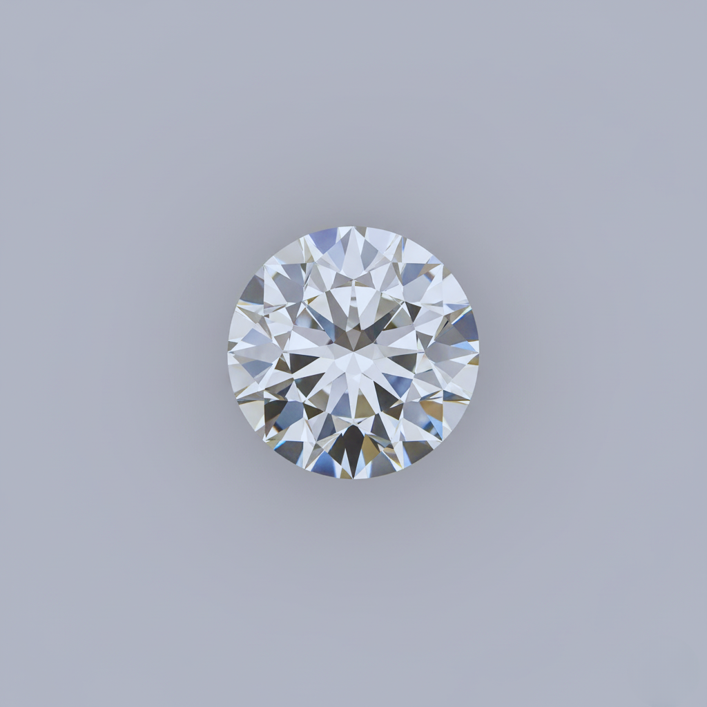 5.04ct Round D VS1 ID Diamond